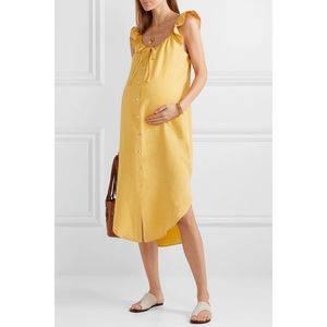 HATCH MATERNITY - THE JENNA DRESS - yellow - M/L